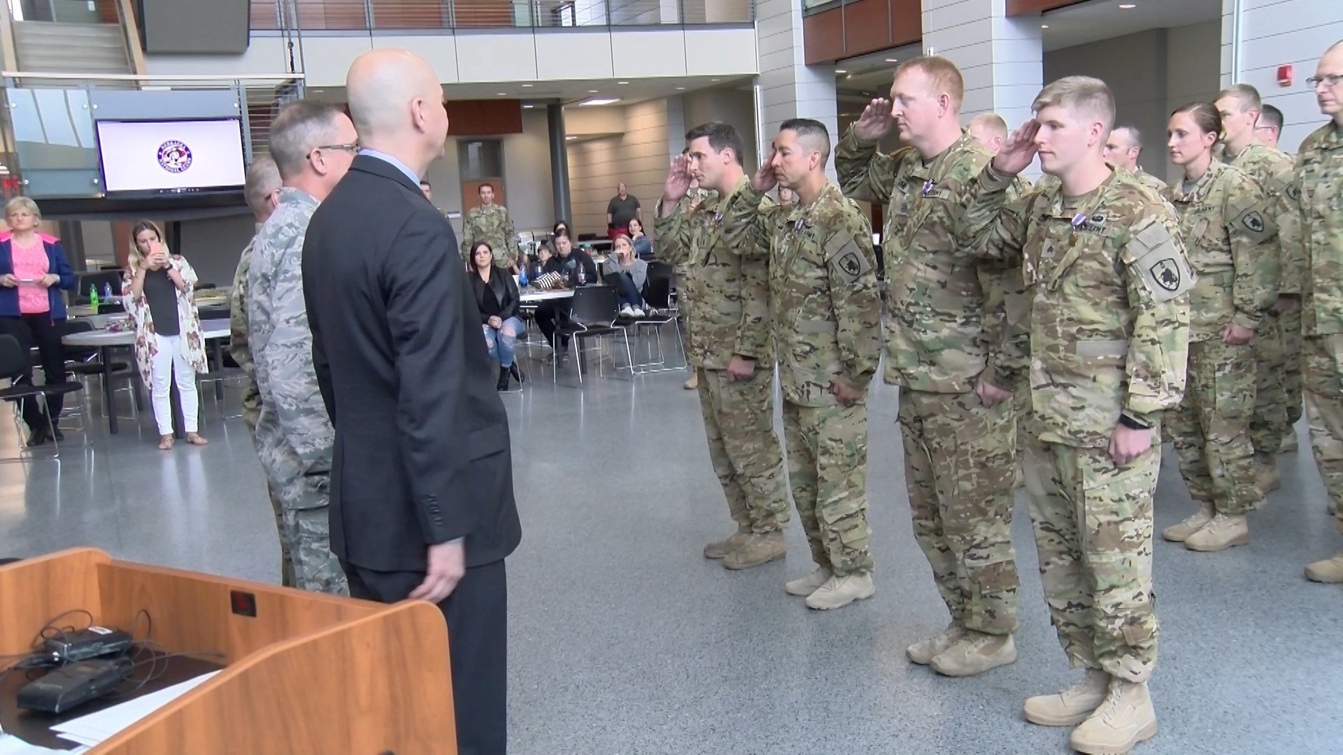 Ceremony honors four National Guard soldiers