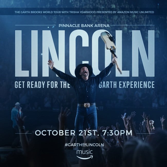 Breaking News: Garth Brooks adds FIFTH Lincoln concert
