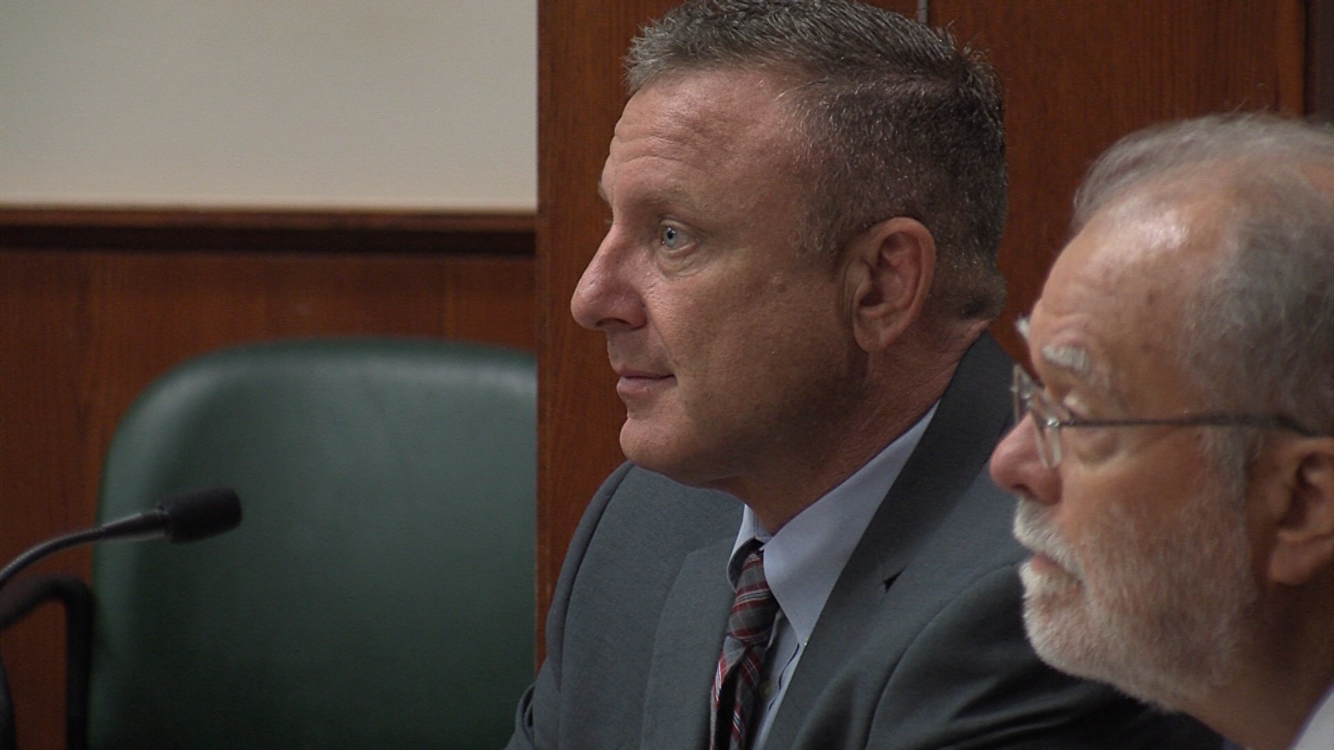 County Treasurer Andy Stebbing appears in court, faces five felony charges