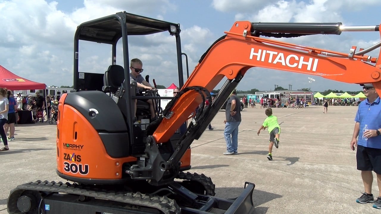 Trucks and big machines takeover the Lincoln Airport