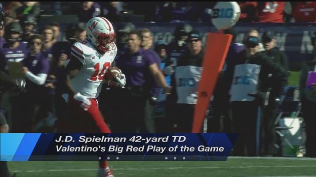Valentino's Big Red Play of the Game