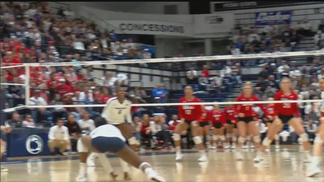 #9 Penn State beats #5 Nebraska volleyball