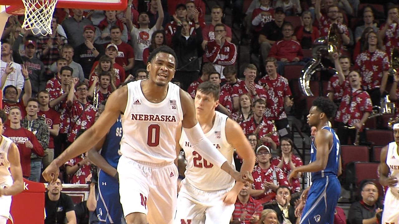 Palmer Jr. leads Nebraska to 80-57 win against Seton Hall