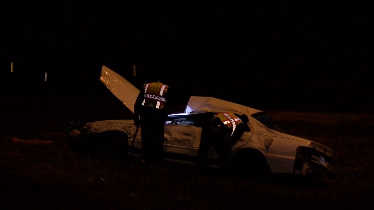 Rollover accident on I-80 sends two to the hospital
