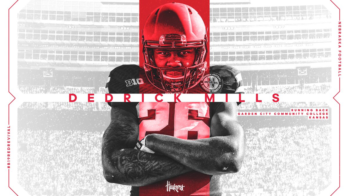 Nebraska football signs JUCO RB Dedrick Mills