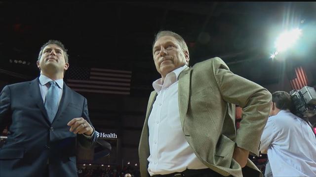 Tom Izzo compliments Nebraska basketball, PBA atmosphere