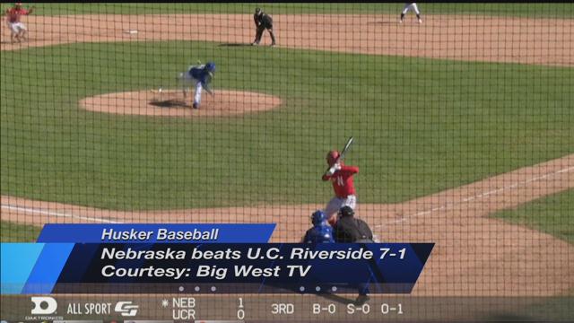 Nebraska baseball wins opening weekend series at U.C. Riverside