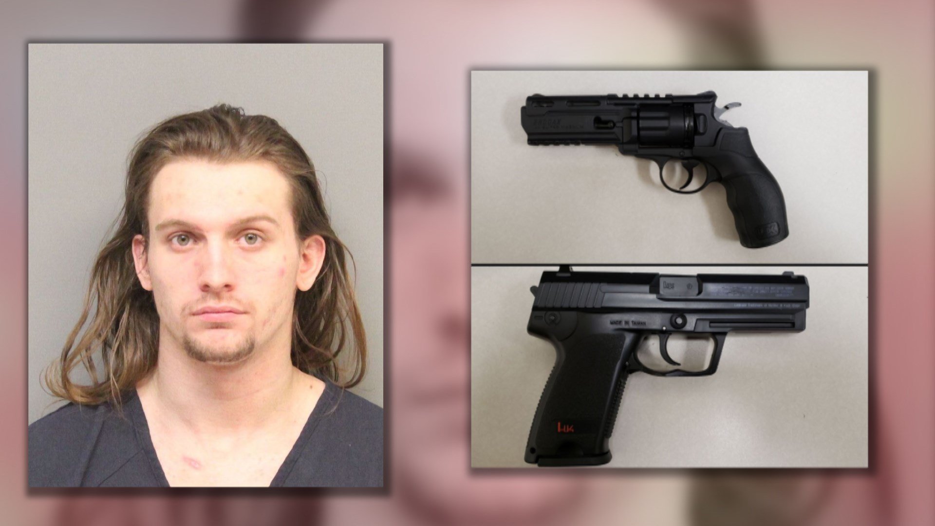 Man and teen threaten women with fake guns over alleged drug debt