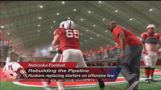 Huskers look to rebuild leadership on offensive line during spring ball