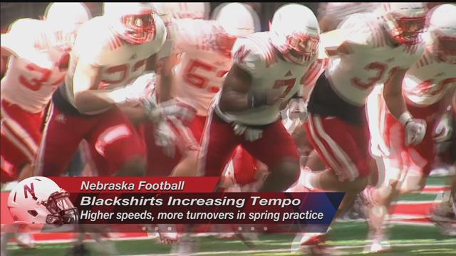Blackshirts adopting fast pace of Husker offense