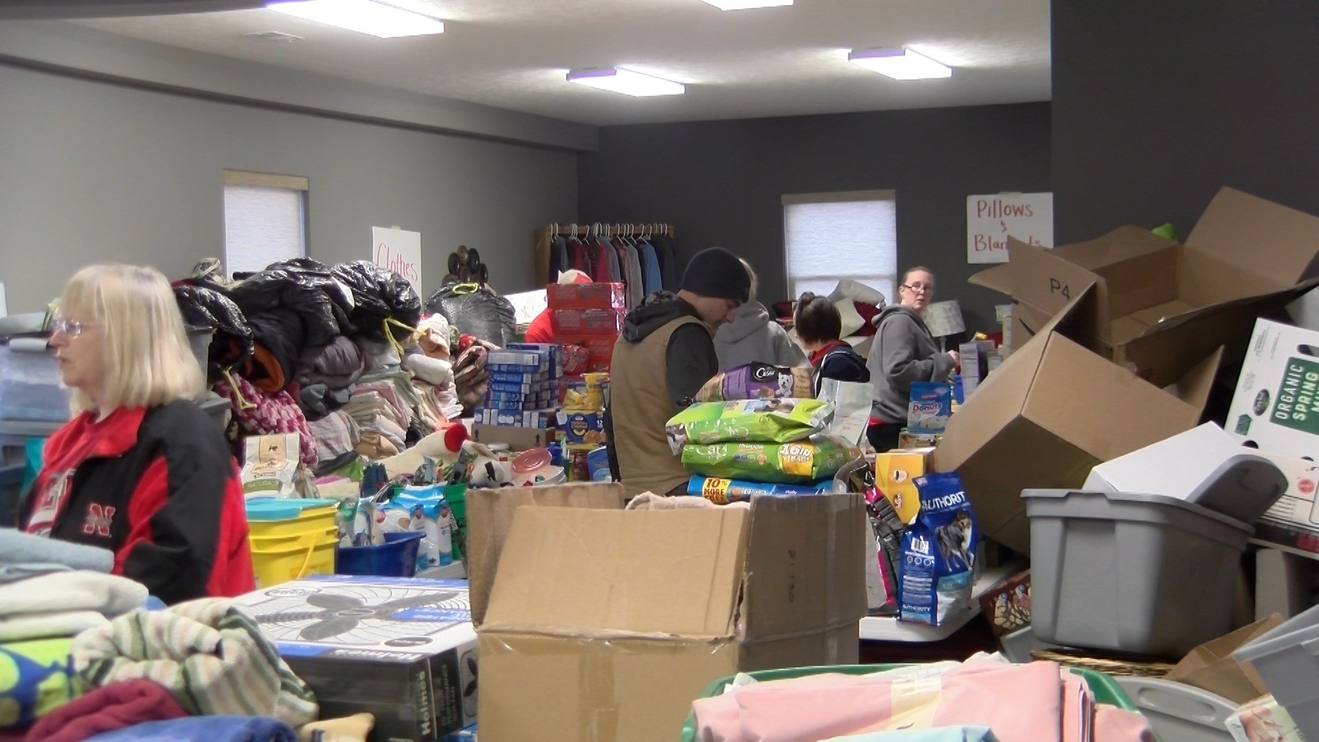 Valley overwhelmed with supplies, asking for volunteers