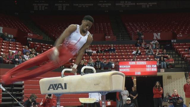 Husker Men's Gymnastics knocks off No. 3 Michigan