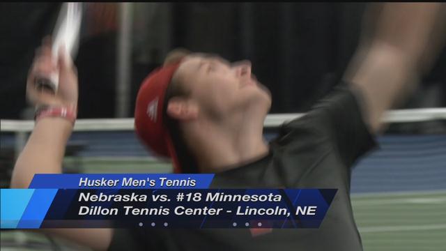 Nebraska men's tennis upsets No. 18 Minnesota