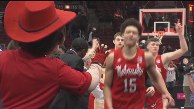 Undermanned Husker basketball playing with heart