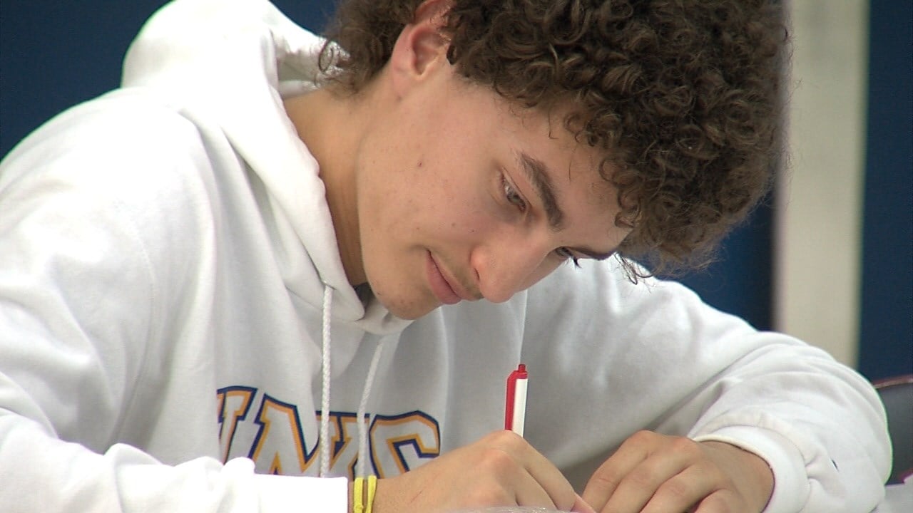 North Star's Josiah Allick signs to play basketball at UMKC