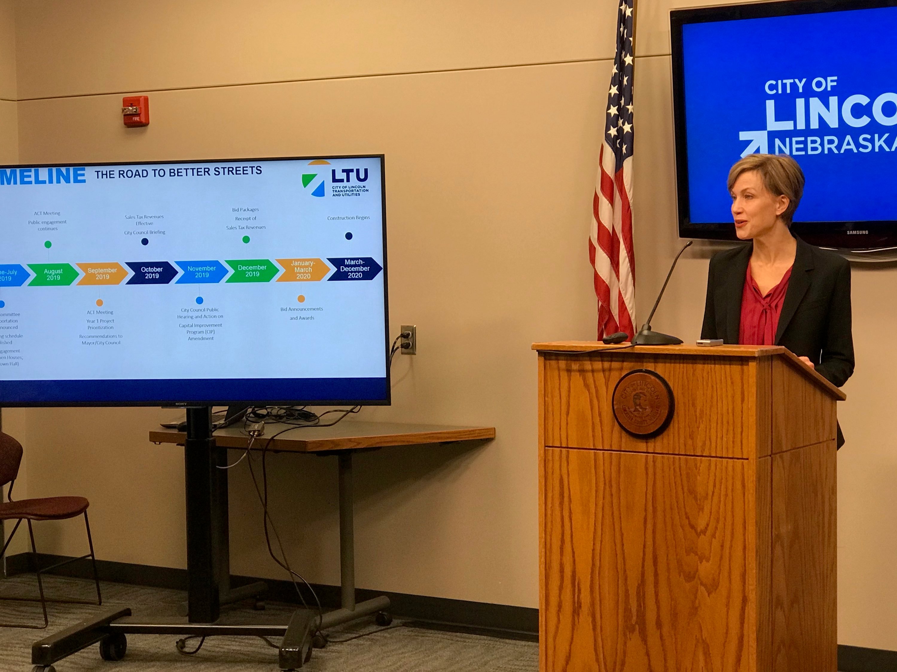 Lincoln Mayor unveils her plan to fix damaged roads across the Capital city