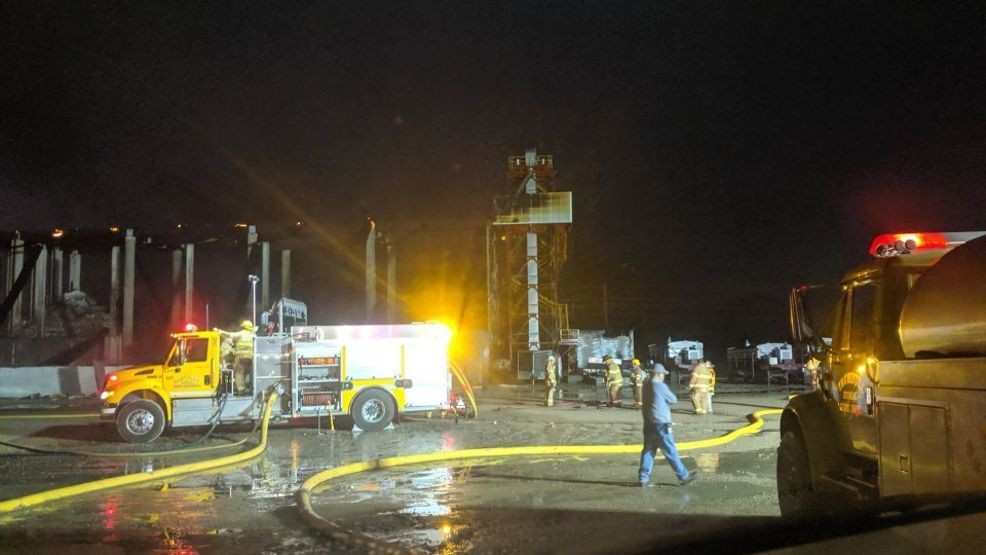 Firefighters battle overnight fire at Hastings cooperative