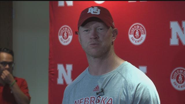 Husker offense protecting the football in fall camp