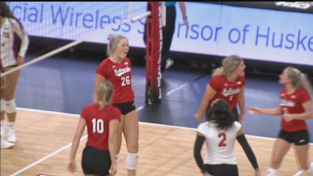 Nebraska sweeps Denver in nightcap of Friday doubleheaders
