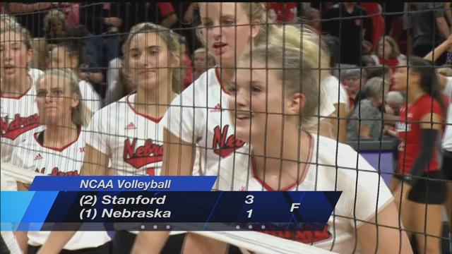 Top-ranked Huskers fall to No. 2 Stanford in championship rematch