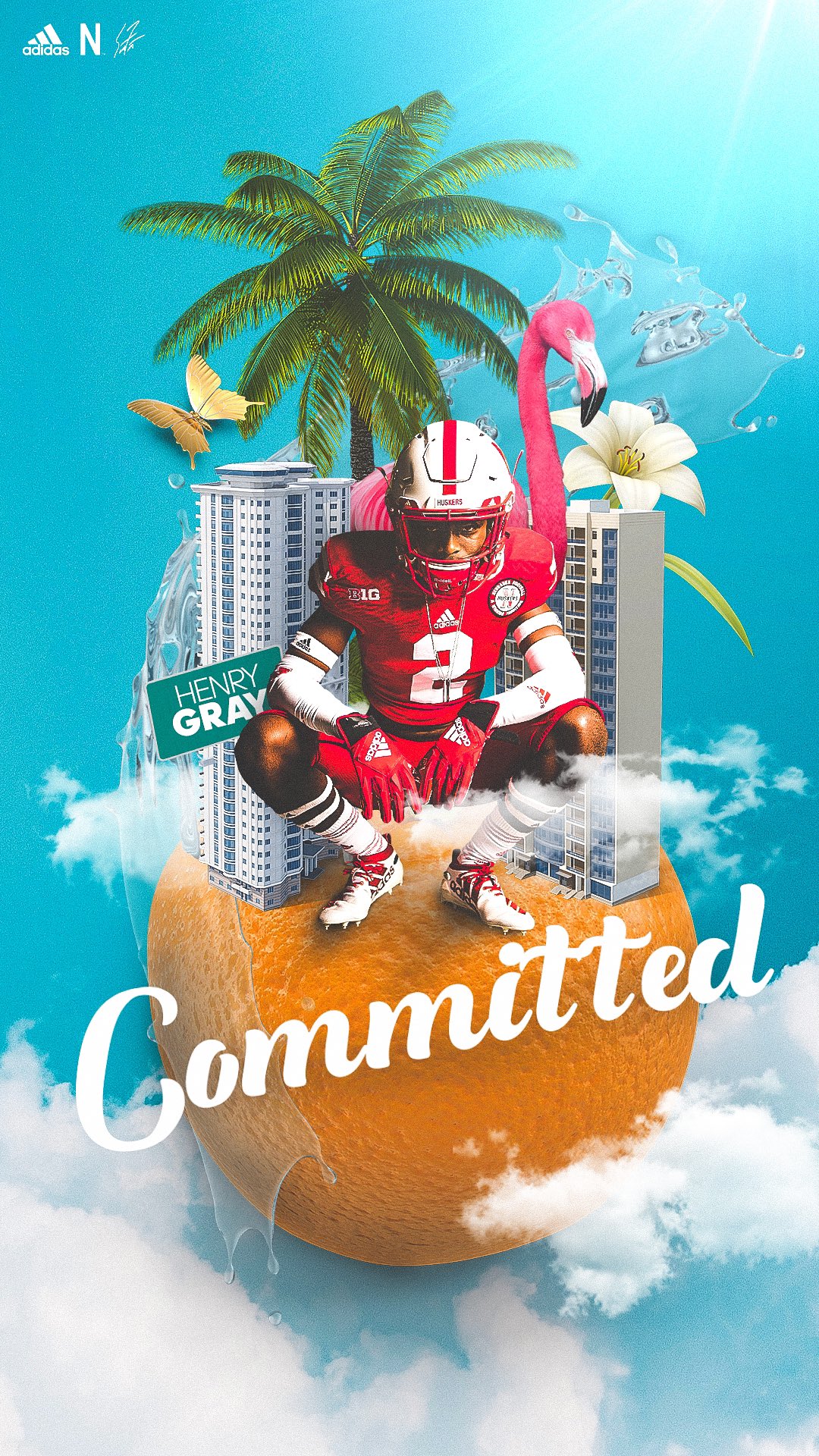 Husker football adds 4-star commit from Miami