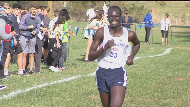 North Star's Liem Chot wins district cross country meet