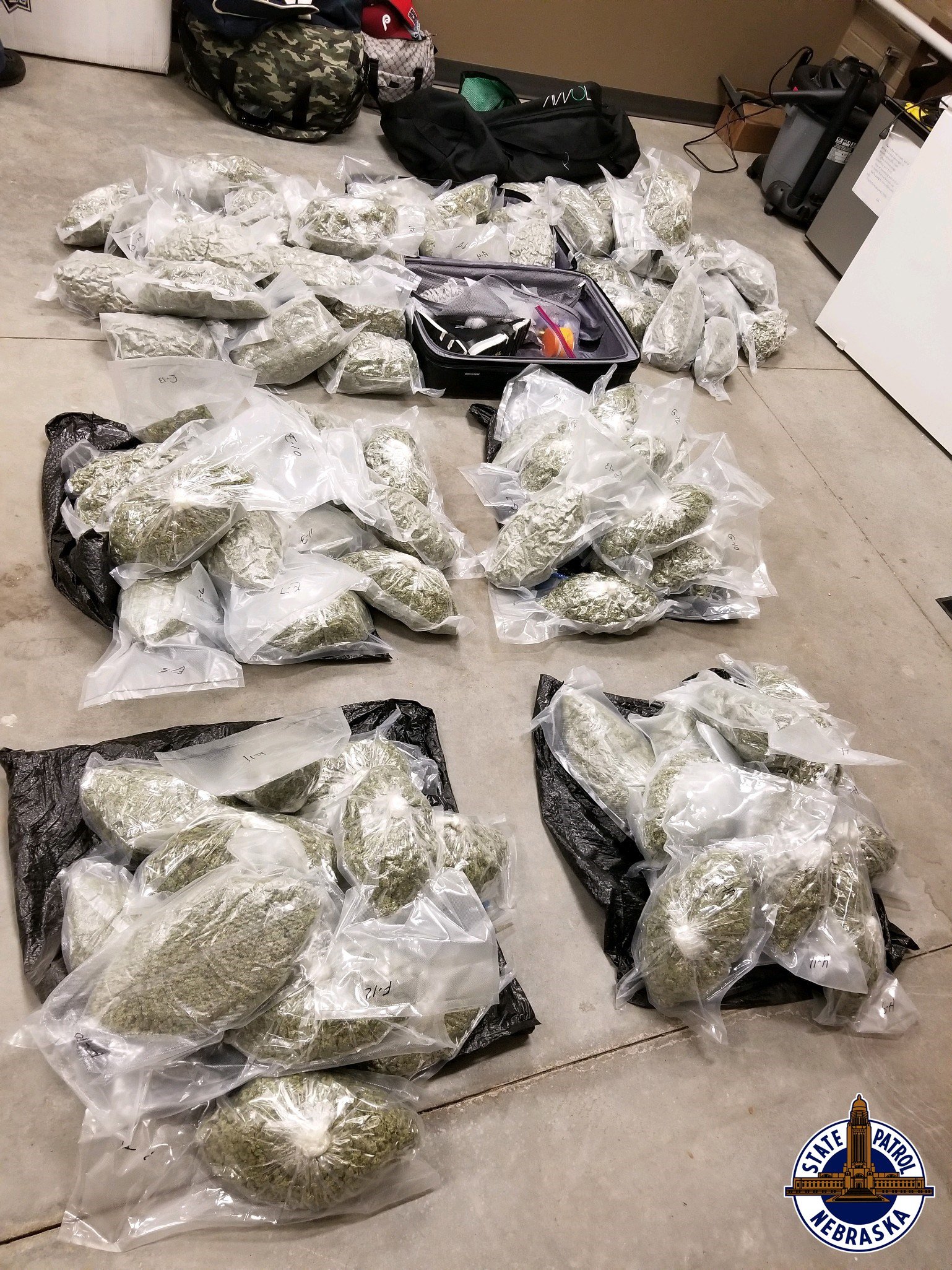 NSP: 130 pounds of pot seized in traffic stops
