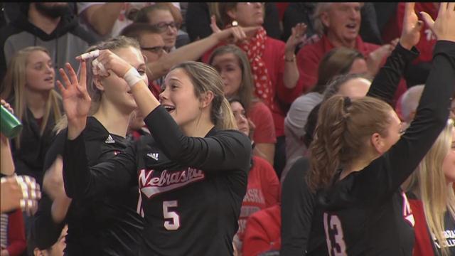 Young Husker volleyball hitting their stride through team chemistry