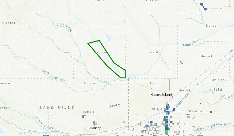 Flood Advisory issued for southeastern Sherman County